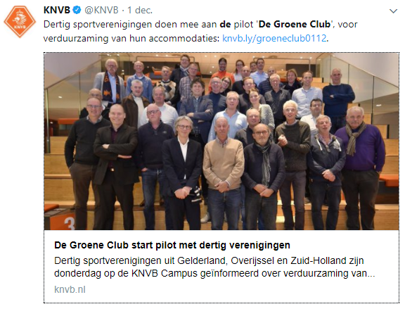 VVOR Doet Mee Aan KNVB Project Om Te Verduurzamen Voetbal Vereniging vvor-doet-mee-aan-knvb-project-om-te-verduurzamen-voetbal-vereniging